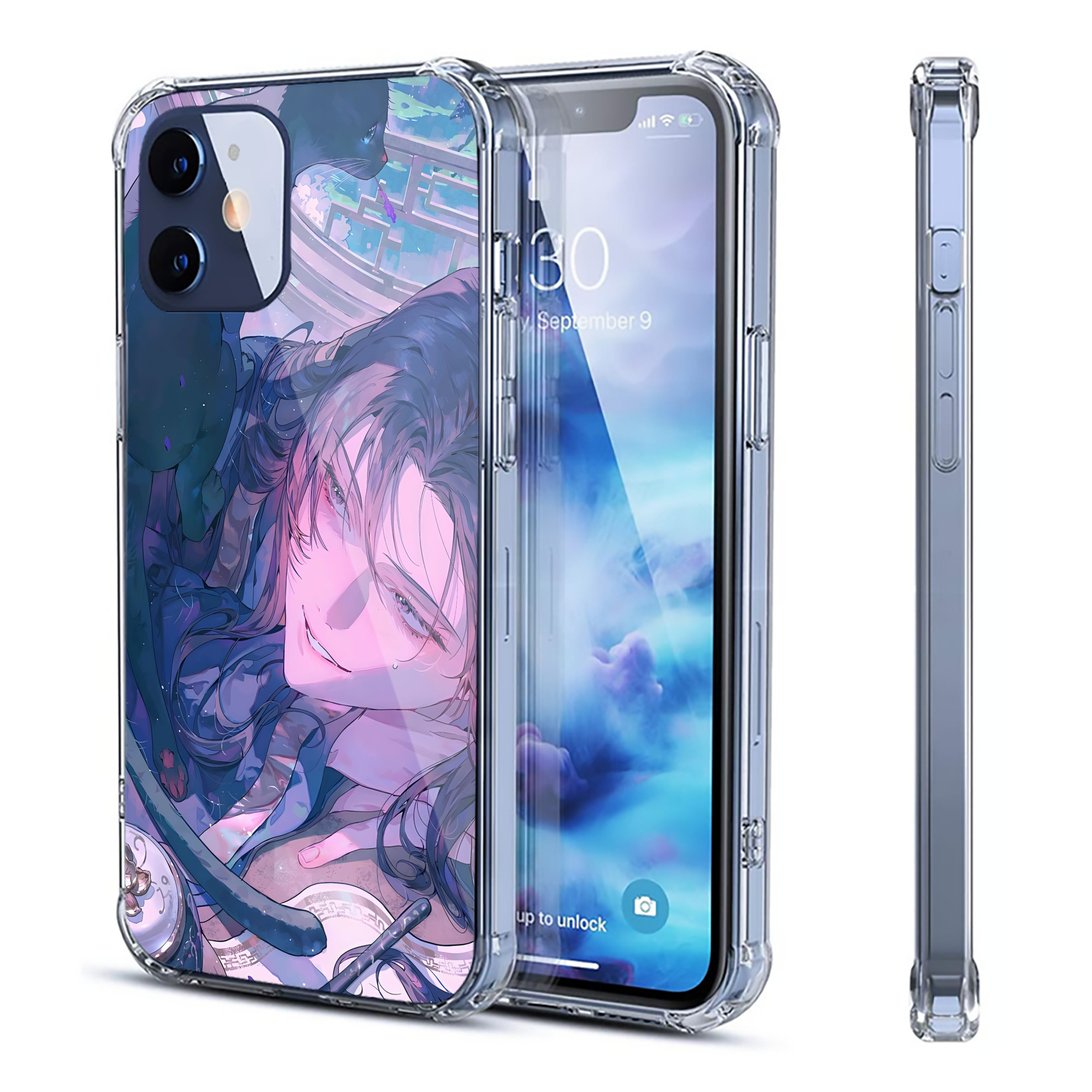 （画像用） 薬屋のひとりごと The Apothecary Diaries 【iPhone 12シリーズ対応】透明スマホケース（クリアソフトケース）